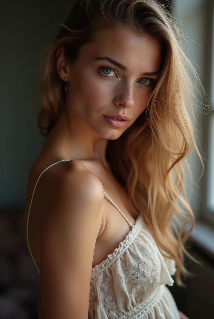 Russian girl without any single clothes age 22 full body 