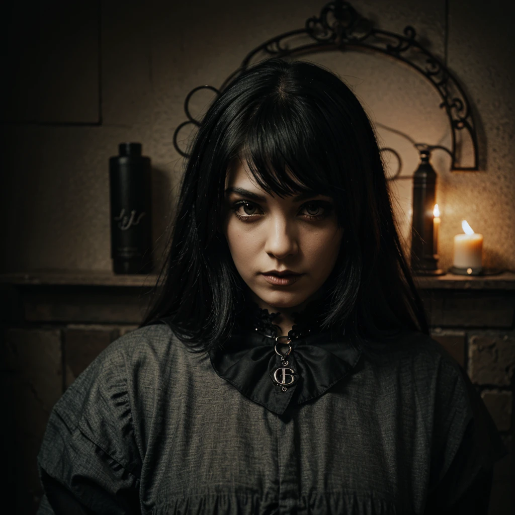 Gothic style letter j