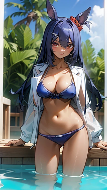 hot spring、Swimwear、Erect nipples