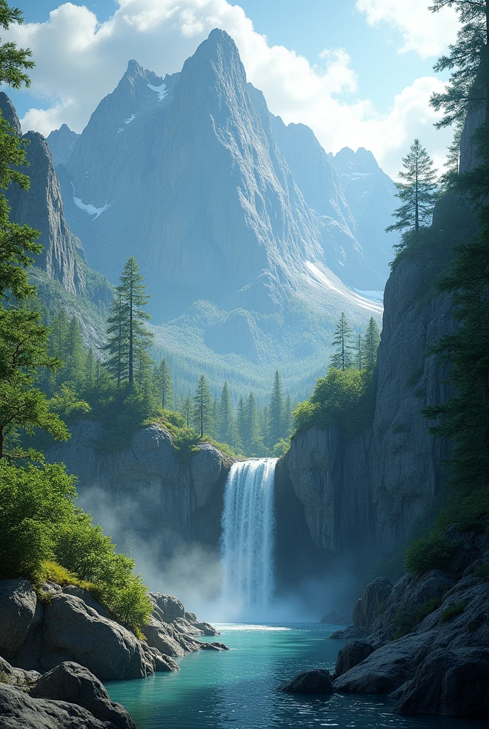 Cinematic nature of beautiful landscapes more realistic