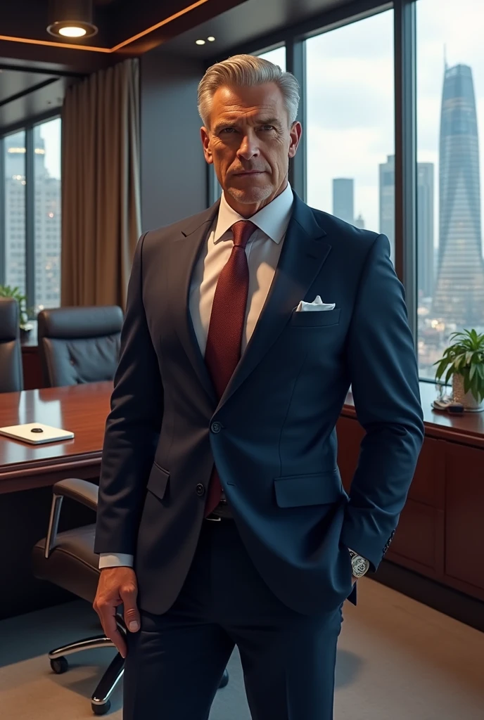 an affluent businessman