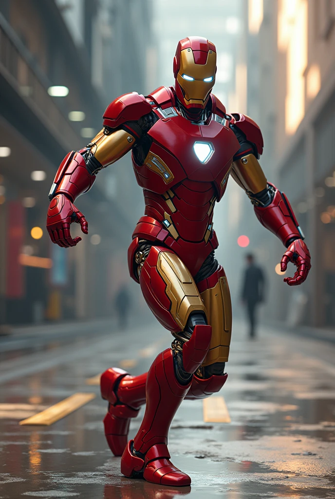 (photorealism:1.2), Ironman dancing 