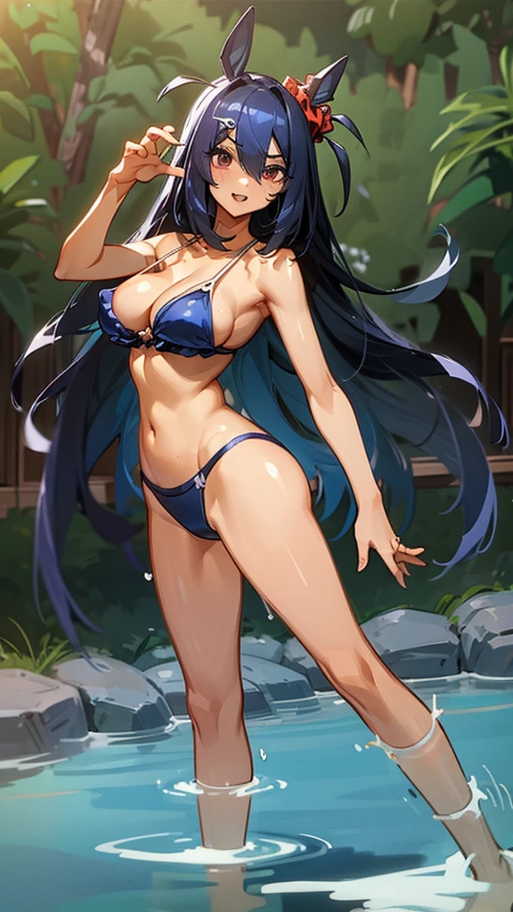 ((masterpiece))、(((Highest quality)))、hot spring、Swimwear、Erect nipples