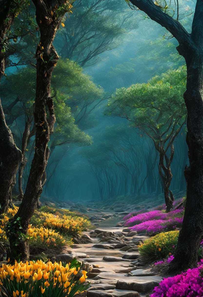 The images I see now that I am stone are fascinating, the forests and deserts where I lived are totally different. , They are a beautiful stone, I am a diamond. the images I see and have seen are impressive. Seeing what the flowers and trees look like is impressive.. ,The forests and deserts seem full of magic, the rivers show their best face, o estilo é so real, so real ,the composition of the image applies all the rules of photography and cinema lighting is used , the background looks stunning you see the depth of field you see stunning colors you see the wind