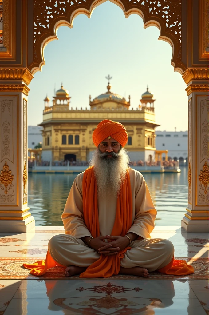 Guru nanak dev g in golden temple