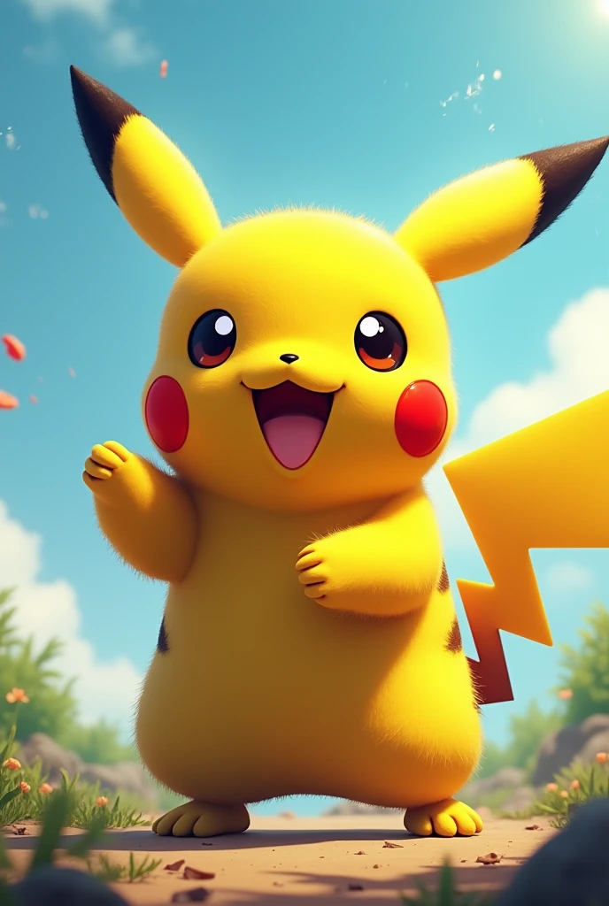Make a pikachu ai image