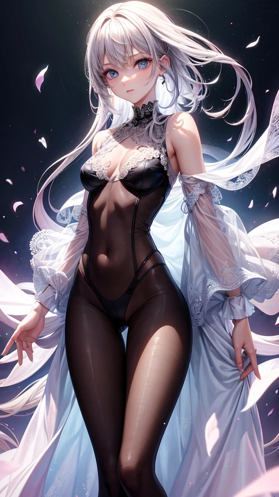 Top quality, highest resolution, 16K, best of the best, beautiful girl, slender body, no underwear on, transparent clothing