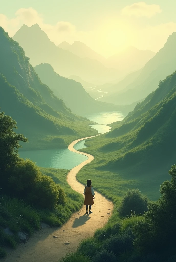 Landscape to be alone
