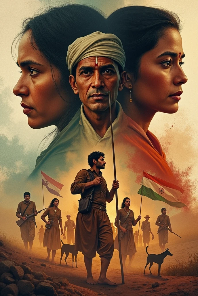 •
Unsung Heroes: Depict lesser-known freedom fighters or social reformers like Birsa Munda, Savitribai Phule, or Chandrasekhar Azad. You could create a montage or scene that highlights their contributions, showcasing aspects of India's freedom struggle that aren't commonly seen.