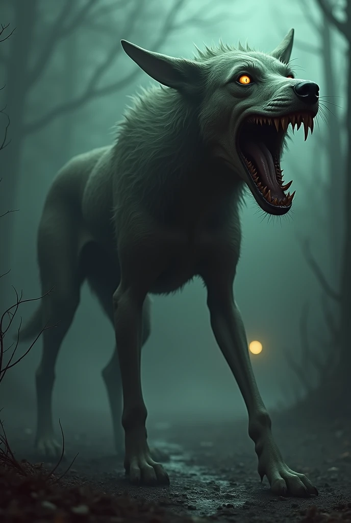 Creepy dog with siren head 

