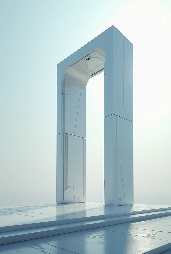 barrier、Near future、beautiful、Simple Background