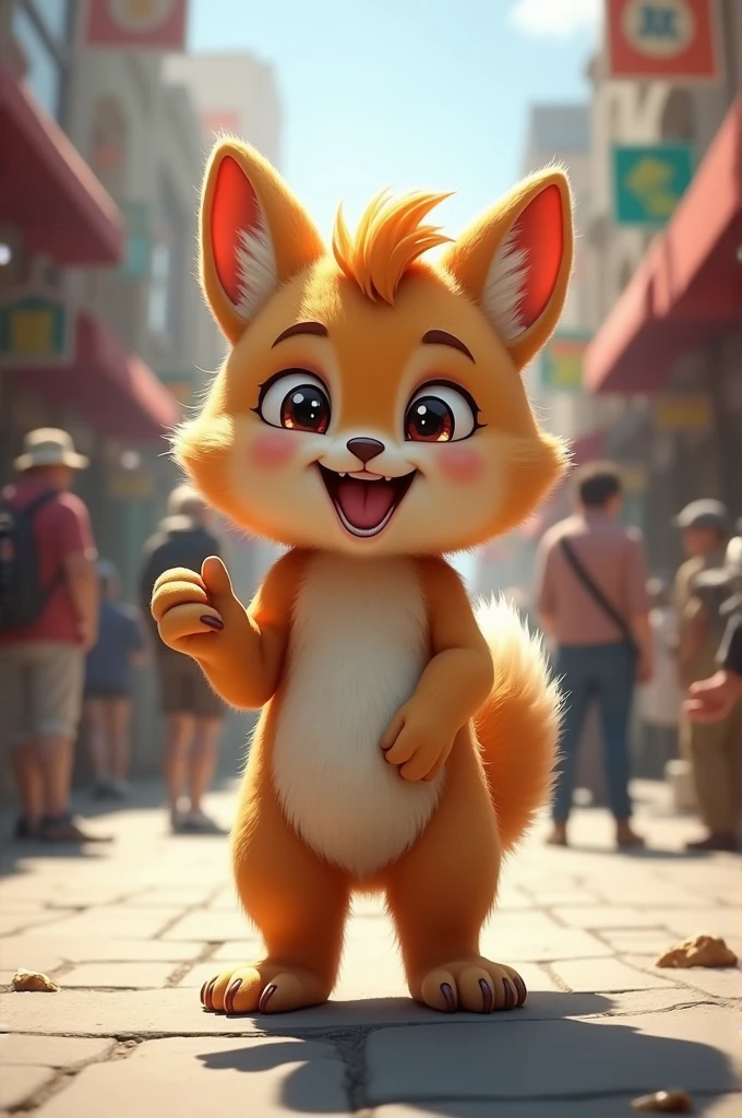 furry boy naked in public