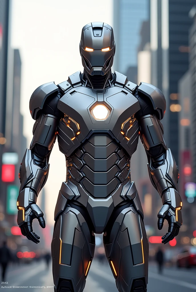 Ironman wearing nano tech suit