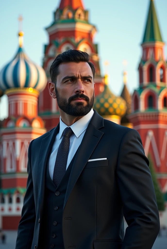 Shahnawaz Rakhshani in Moscow Kremlin