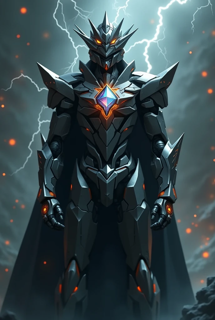 Jewel on the chest,Burning Gundam Inspired