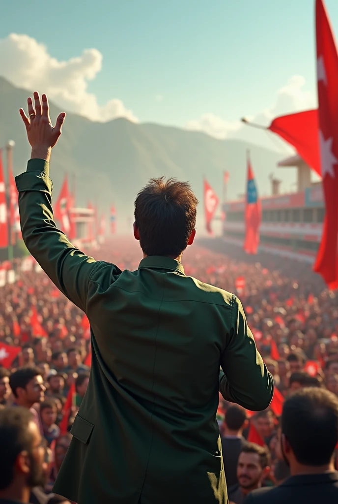 Imran Khan  in pti rally  real picture Imran Khan 
