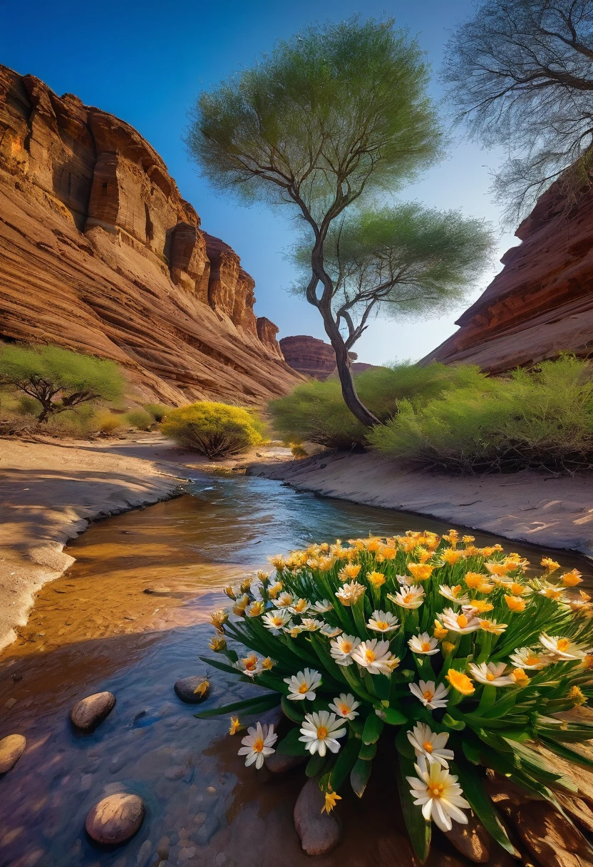 The images I see now that I am stone are fascinating, the forests and deserts where I lived are totally different. , They are a beautiful stone, I am a diamond. the images I see and have seen are impressive. Seeing what the flowers and trees look like is impressive.. ,The forests and deserts seem full of magic, the rivers show their best face, o estilo é so real, so real ,the composition of the image applies all the rules of photography and cinema lighting is used , the background looks stunning you see the depth of field you see stunning colors you see the wind