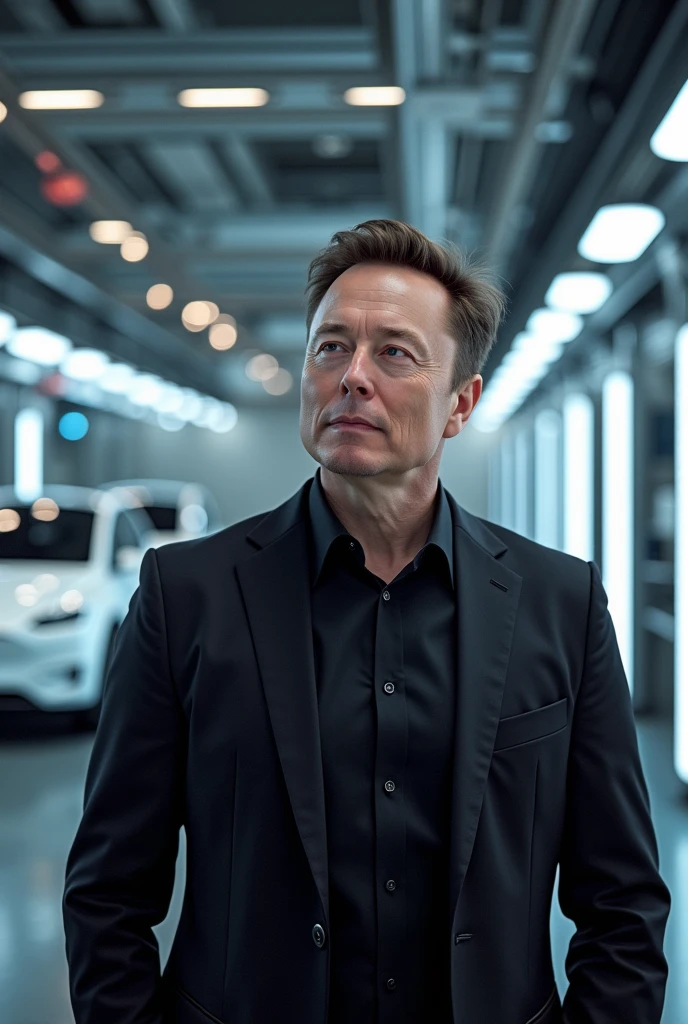 Elon Musk in Tesla
