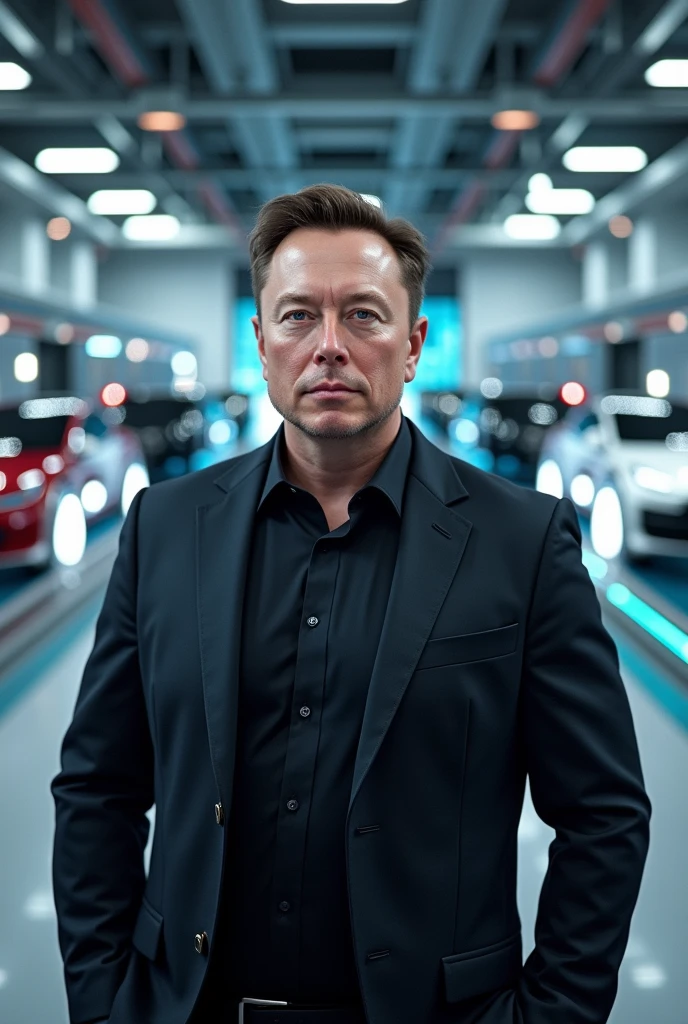 Elon Musk in Tesla