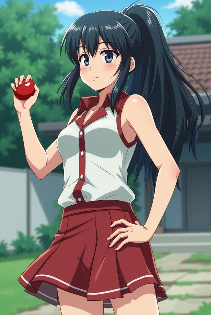 Fubuki sucks a giant cock