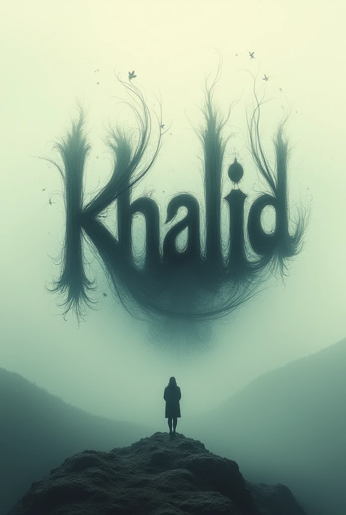 Text টাফোগ্রাফি " KHALID "