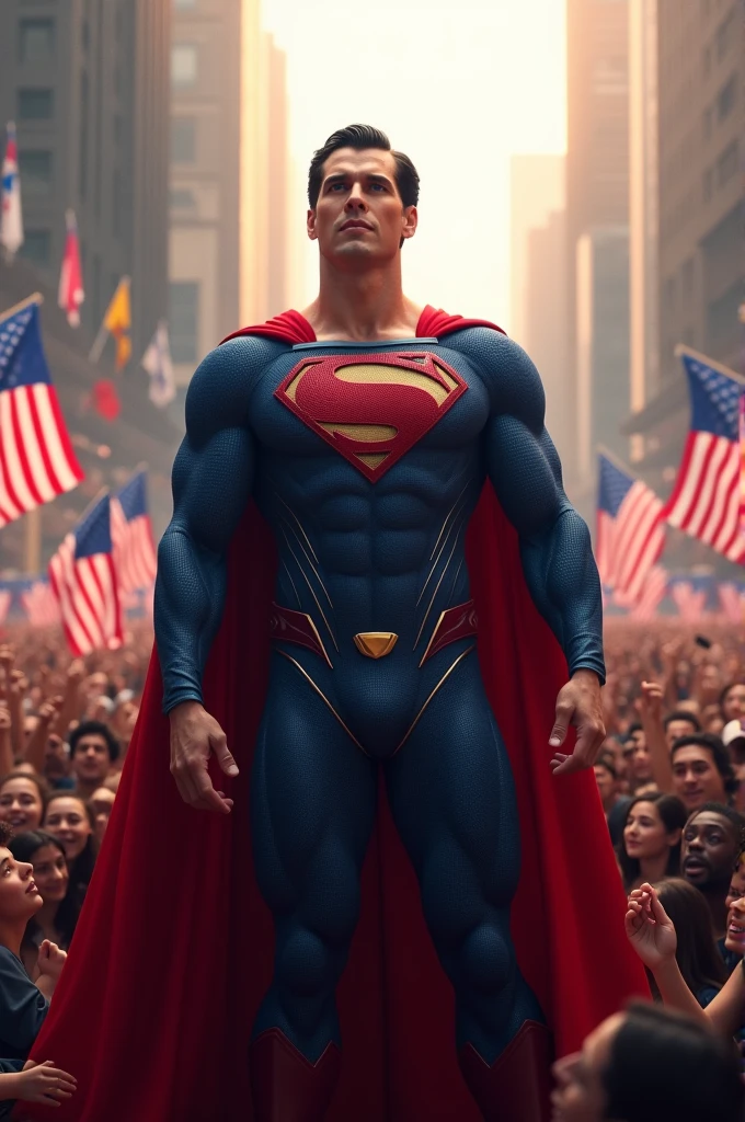 Superman thanking 10 thousand followers