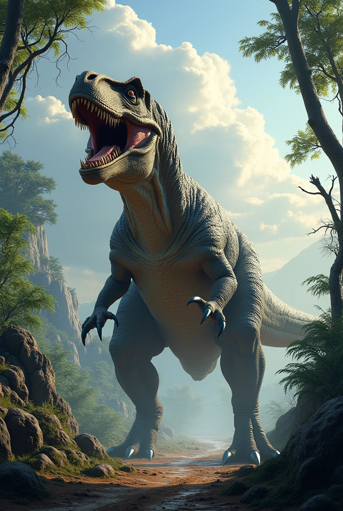 create a bg for dinosaure game wih dinosaure hurr tiype