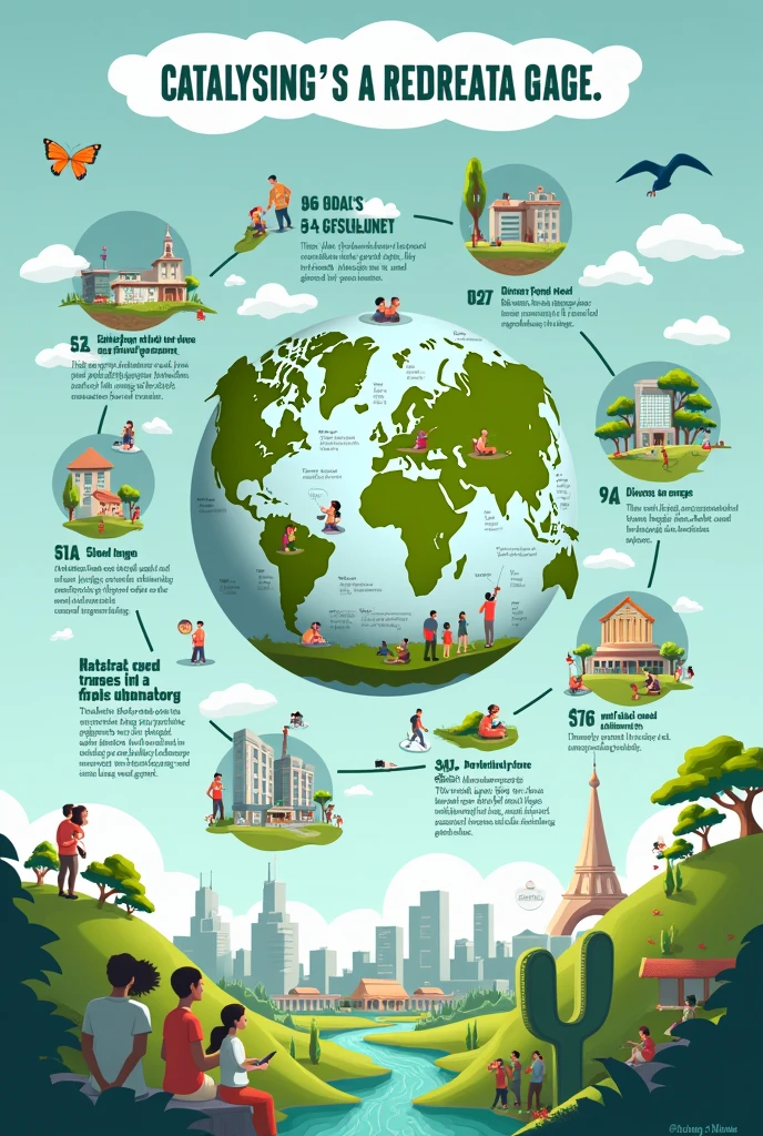 Infografis animasi dan materi tentang Catalyzing Global Change: Small Steps for Environmental Sustainability, Monumental Impact on Sustainable Development Goals