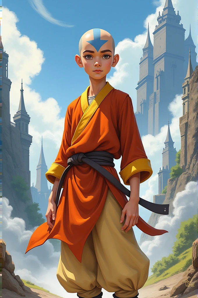 Dross como Aang