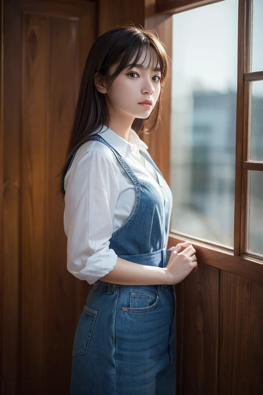 (masterpiece:1.3), (8k, Realistic, RAW Photos, Highest quality:1.2), (alone), (one person's), (cute:1.3), (Very beautiful Japanese), Cute smile, Red cheeks, (Detailed skin: 1.2), Realistic anime girl rendering, Realistic anime 3D style, ((Cute wavy hairstyle)9, , Intense black eyes, (Accurate and natural big breasts), Perfect Anatomy, Bowl Cut, Blunt bangs, (Bloomers), (Old fashioned sportswear), (White tight short sleeve shirt, Dark blue short tight shorts), Accurate weapons, Five Fingers, Accurate legs, On the bench, get up, showing off Bloomers, Small area sportswear, Volumetric lighting, Soft Light, bright, neon, bright colors