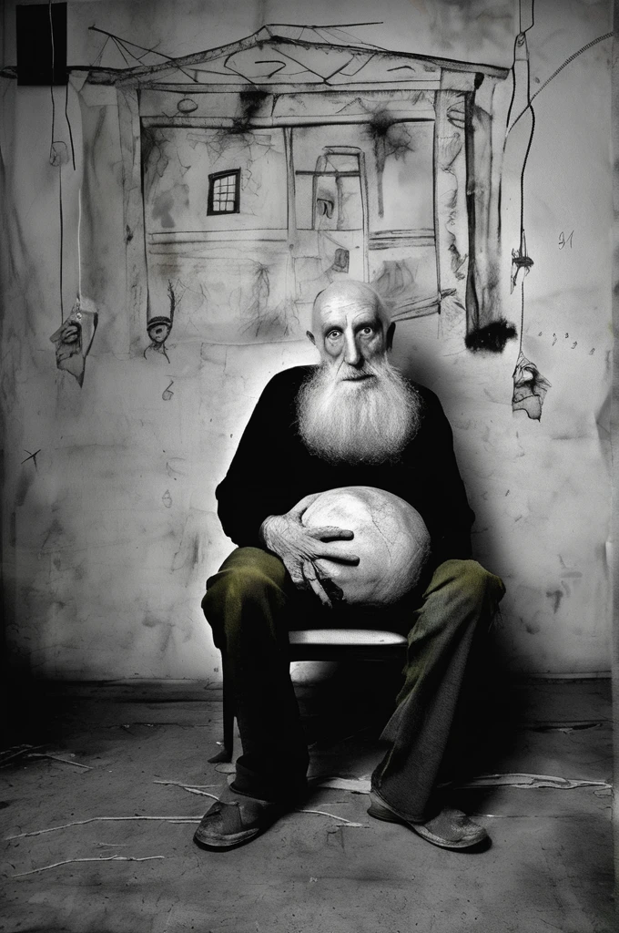 Roger Ballen Style - birth reconnects you to a number and age