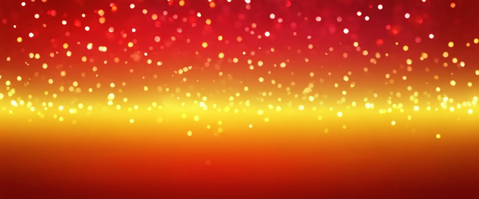 abstract background bokeh lights red and yellow