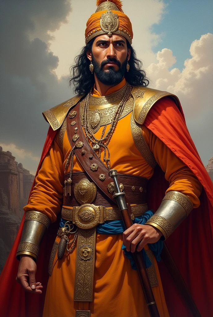 Maharana pratap with great worrier look