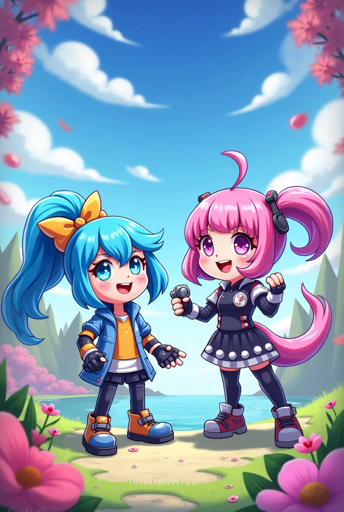 Tari and meggy from SMG4