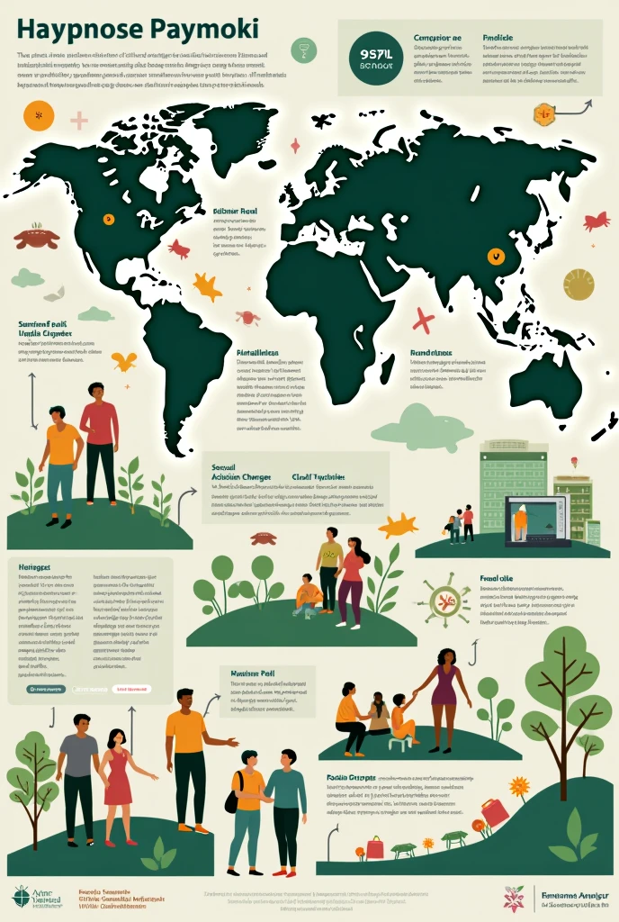 Infografis tentang “Catalyzing
Global Change: Small Steps for Environmental Sustainability, Monumental Impact on
 Sustainable Development Goals.”