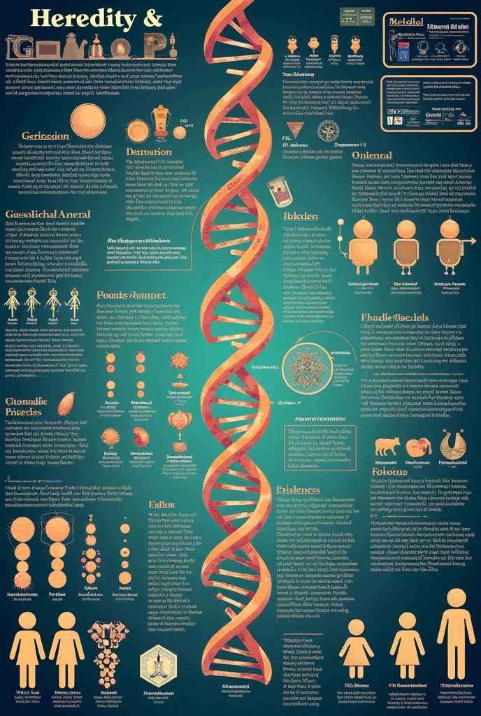 Create a poster about heredity & genetic variation 

- Give examples of human concern with biological inheritance 
- give examples of genetic disorders
- Describe the ways in which Mendel’s work differed from that of his predecessors 
- Relate the terms dominant & recessive to breeding result
-Demonstrate the laws of probability involved in the study of heredity 
- Relats Mendel’s observations to the chromosome theory
- Explain how a mutant characteristic differs from other characteristics of a given individual 
- Distinguish between chromosomal & gene mutations
- Describe the work of Beadle & Tatum
- Use a five word limit