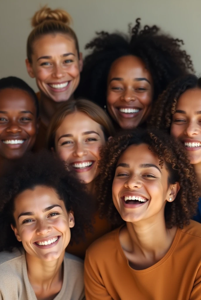 women, smiling