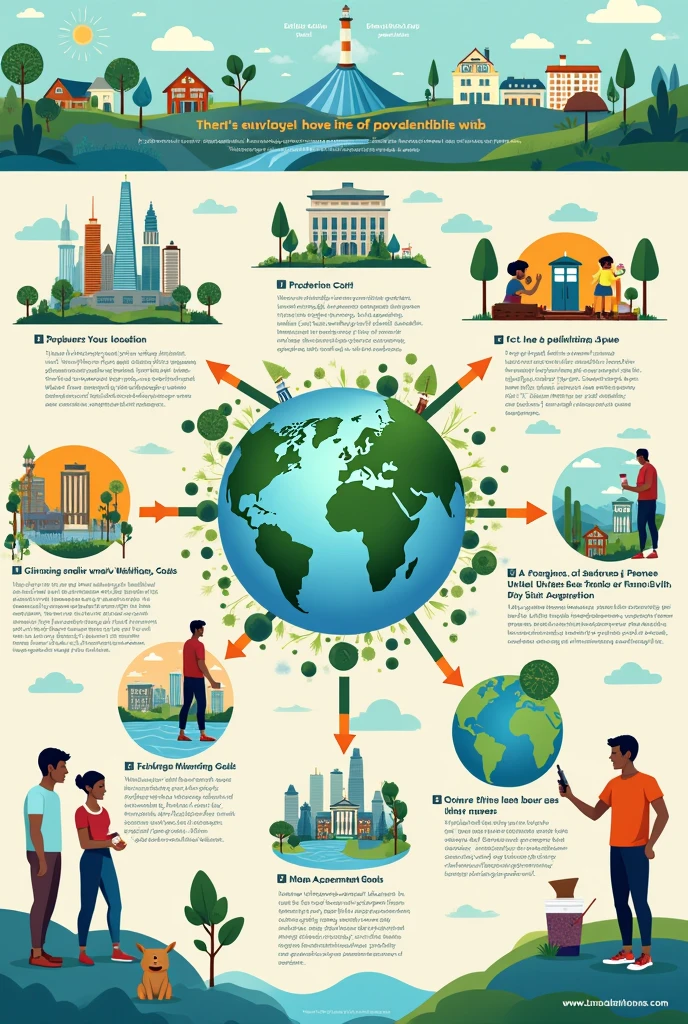 Infografis dengan tema “Catalyzing
Global Change: Small Steps for Environmental Sustainability, Monumental Impact on
 Sustainable Development Goals.”