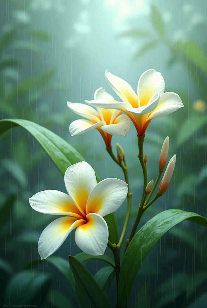 Plumeria art rainmak