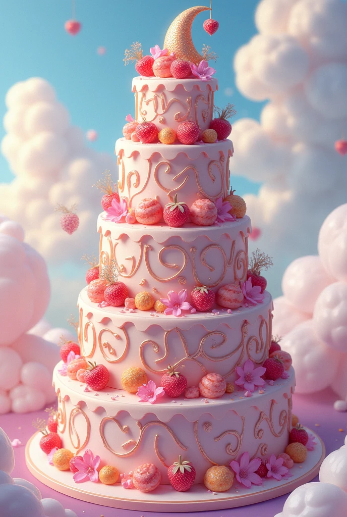 cake、looks delicious、Fantasy、Anime Style、