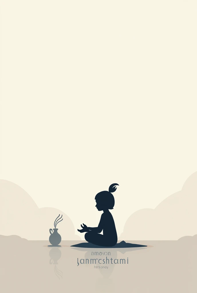 janmashtami minimalist poster