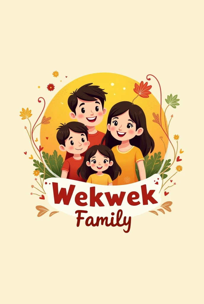 create a logo for "WekWek Family"
