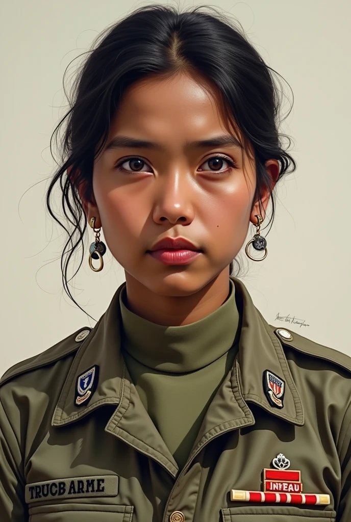 Torun jyoti chakma with us Army dress