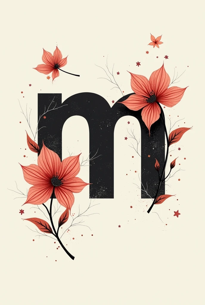 Typography font written "mm" bold,artistic