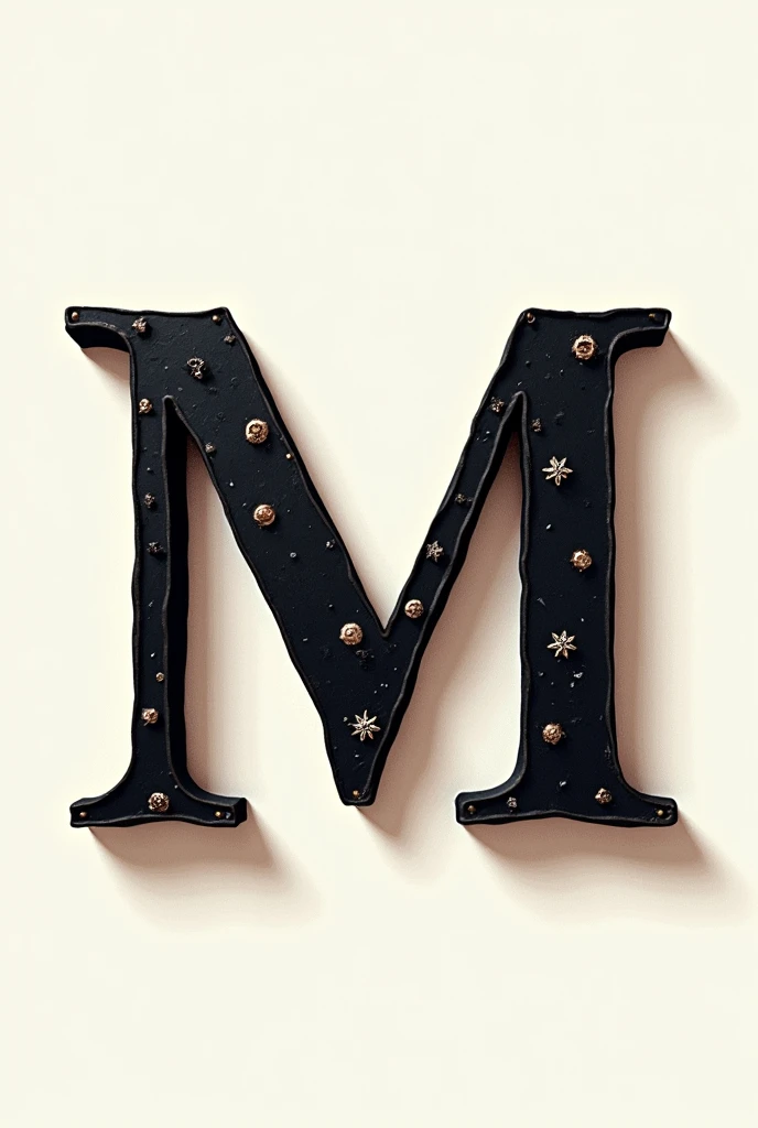 Typography font written "mm" bold,artistic