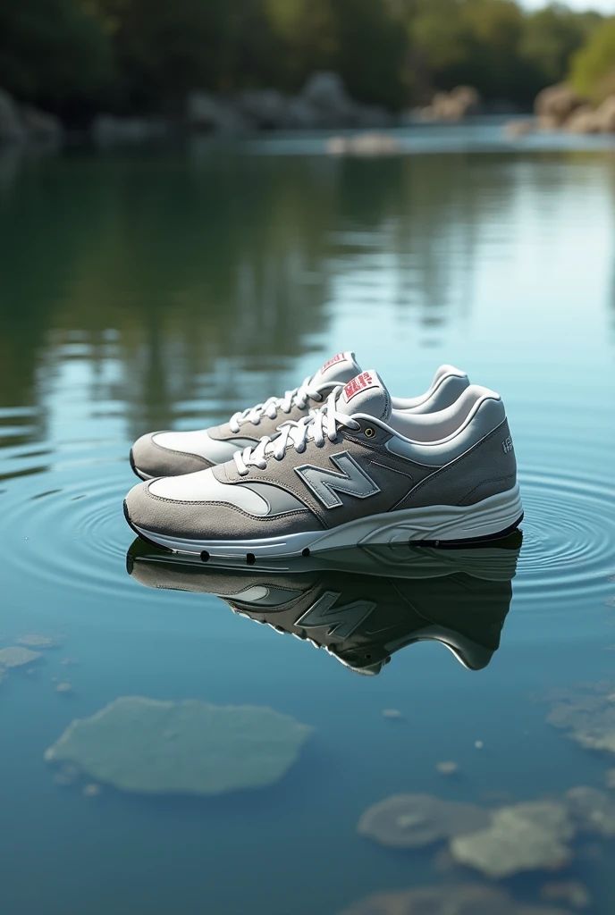 New balance 9060 in the water
