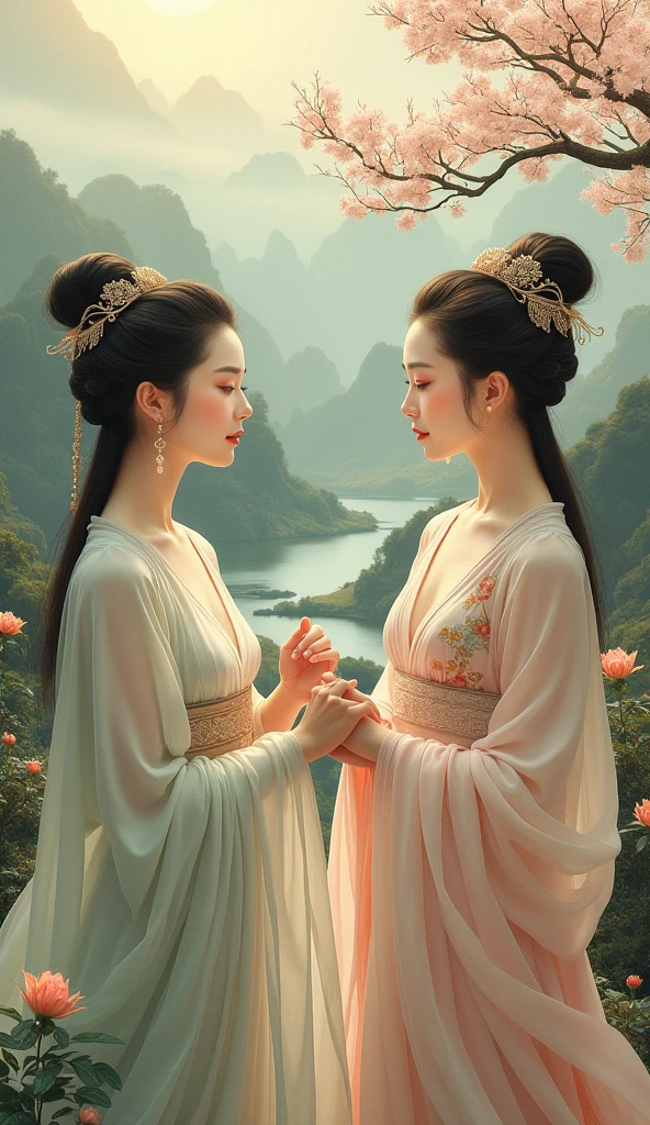 Very beautiful ancient Chinese women