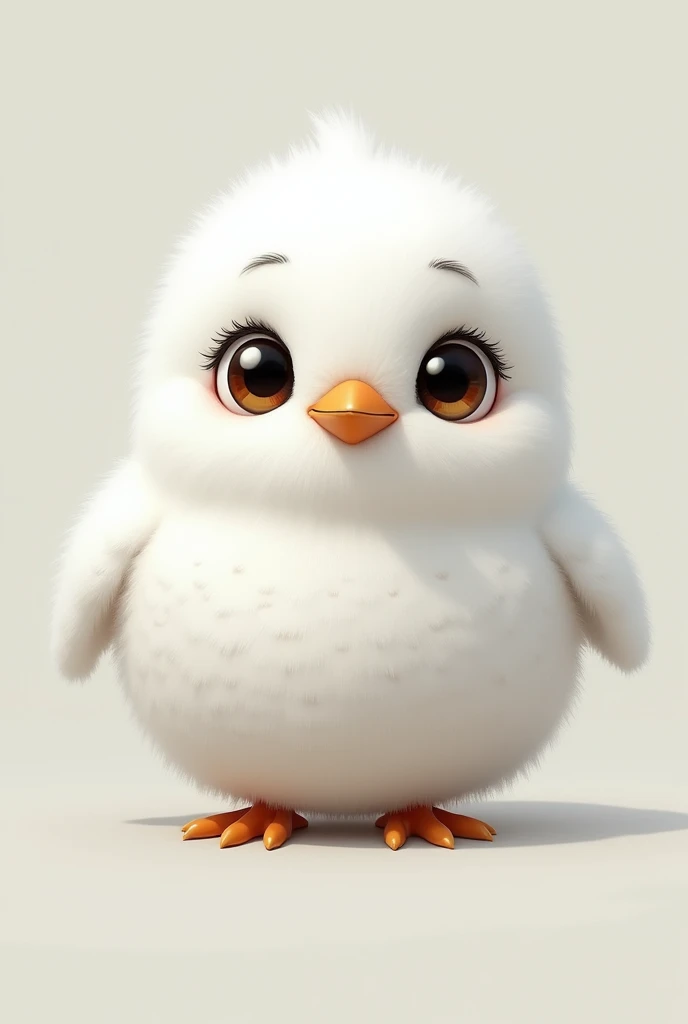 high resolution、最high resolution、Ultra delicate、Snow White,round、fluffy、Cute Bird、Big eyes