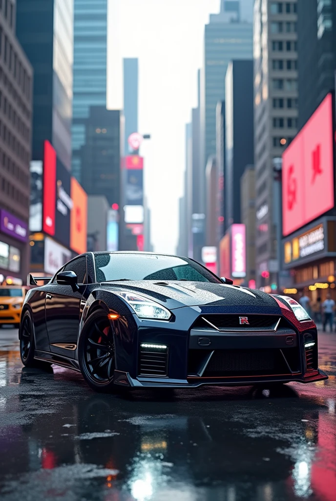 Gtr in middle of the city
Not a front of car