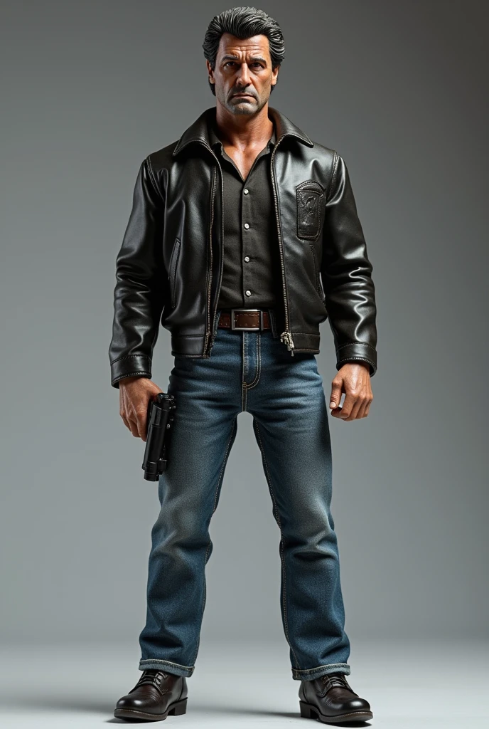 Sylvester Stallone Miniature Action Figure From Tango &amp; Cash Full Body Realistic As Real Life  